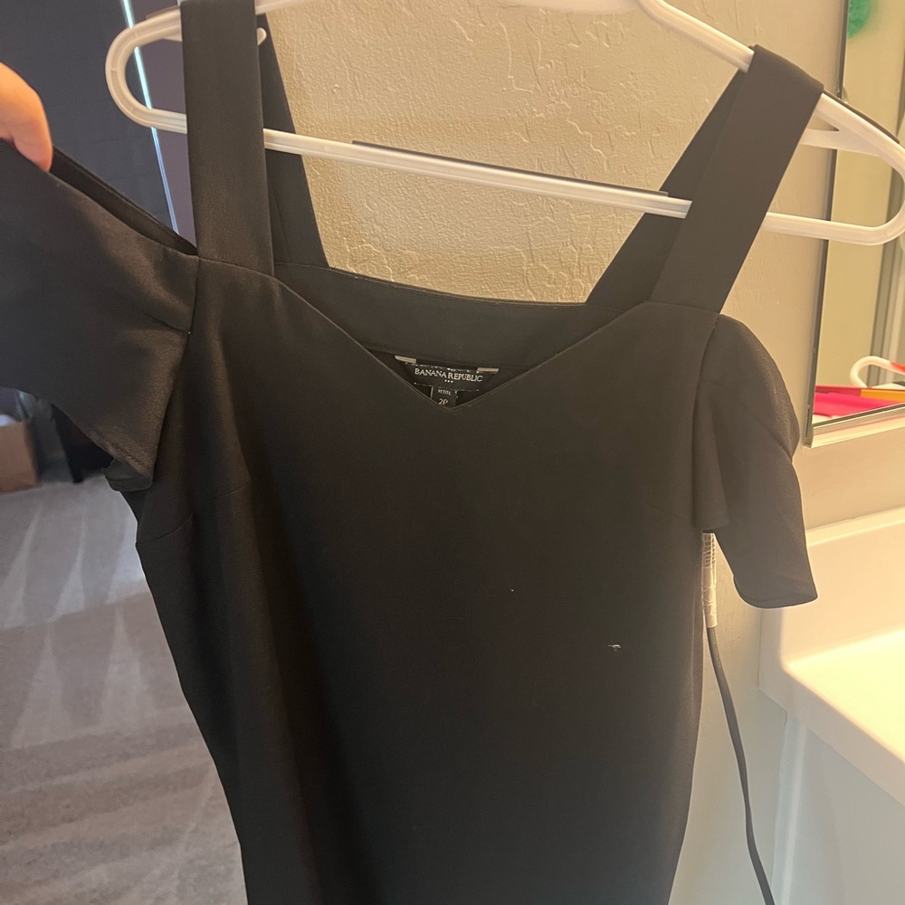 Banana Republic Classic Black Petite Dress